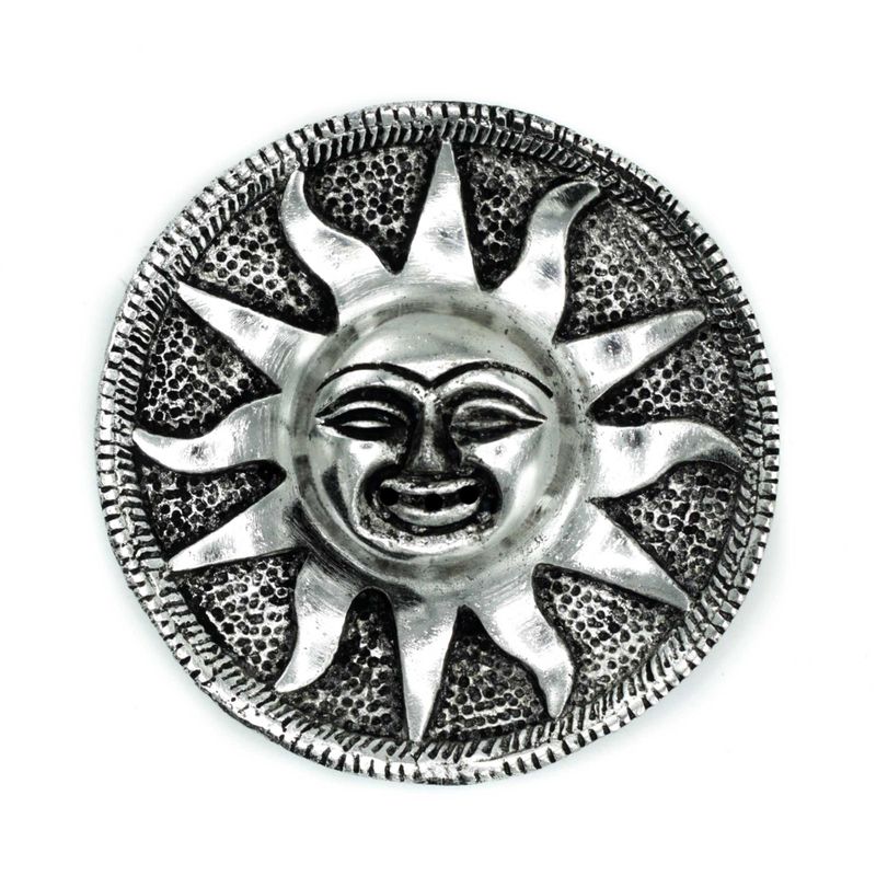 Porte-encens Soleil Aluminium Poli 9m