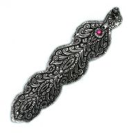 Porte-encens Bouddha Long en Aluminium Poli 20cm
