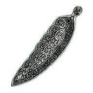 Porte-encens Bouddha en aluminium poli de forme longue 23 cm