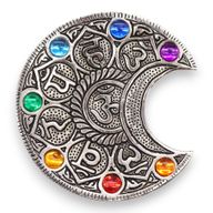 Porte-encens Lune des 7 chakras 11,5cm