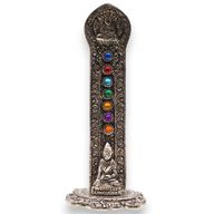 Porte-encens Bouddha tour des 7 chakras 16x6x7cm