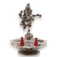 Porte-encens Ganesha dansant 14x10cm