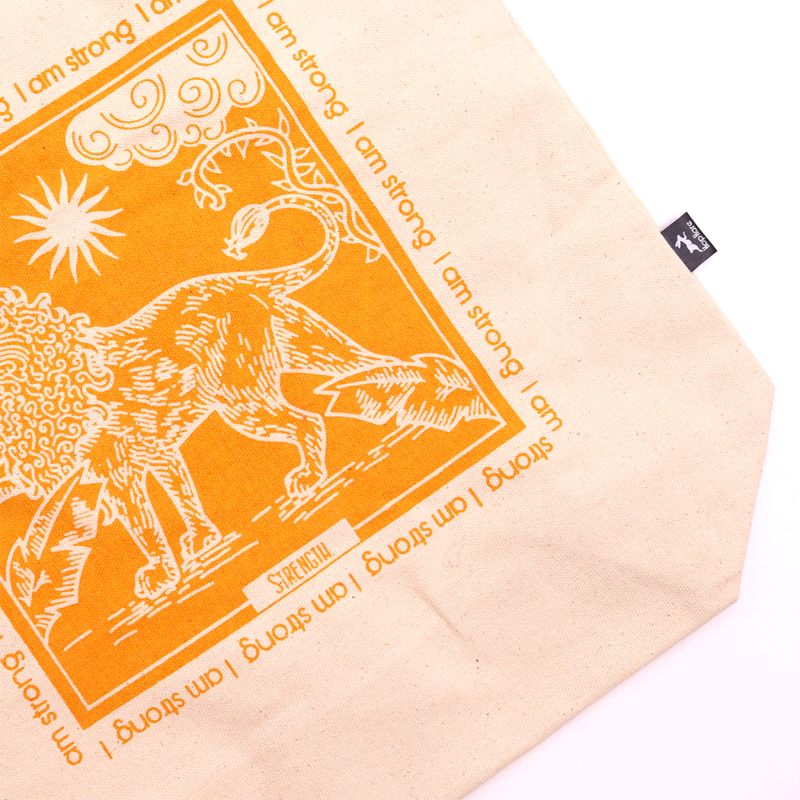Sac en toile de coton Hop Hare – Je suis fort·e