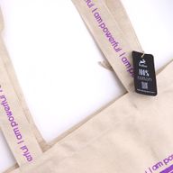 Sac en toile de coton Hop Hare – Je suis puissant·e