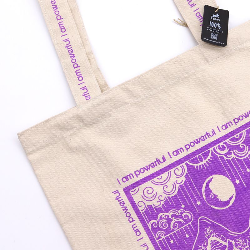 Sac en toile de coton Hop Hare – Je suis puissant·e