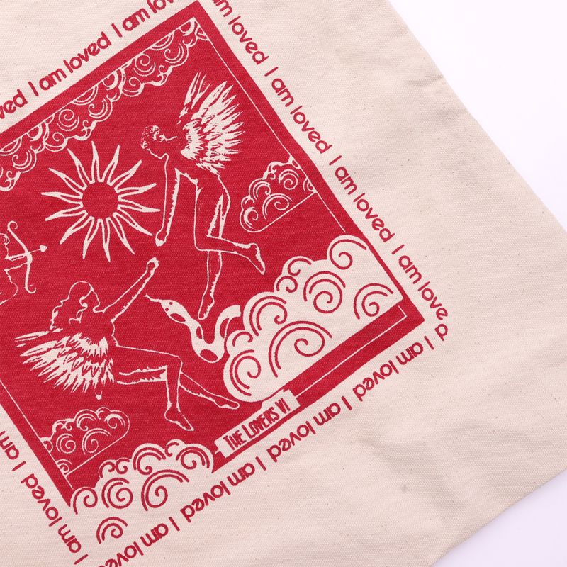 Sac en toile de coton Hop Hare – Je suis aimé·e