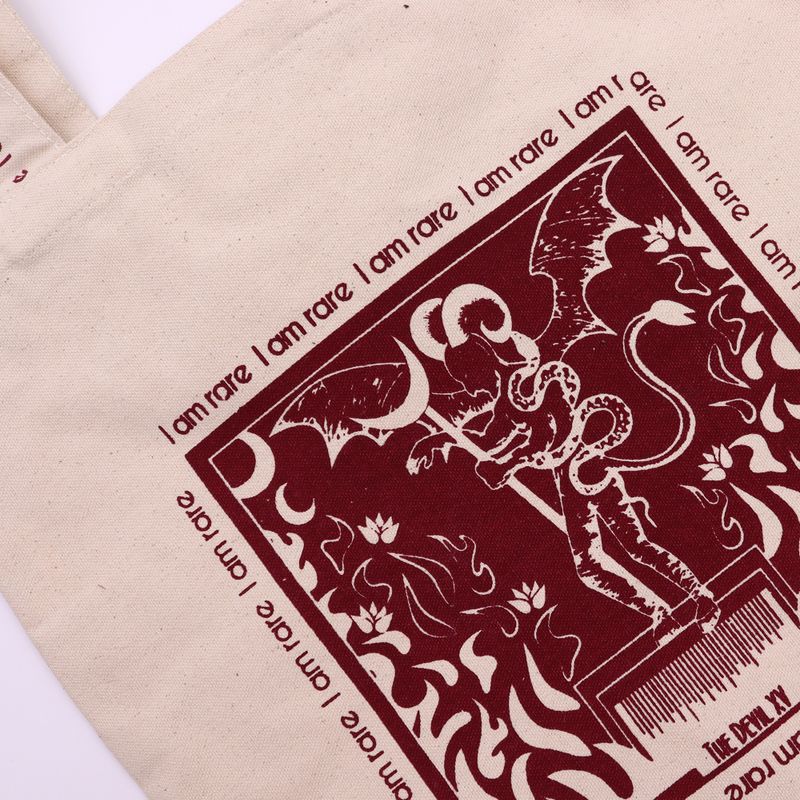 Sac en toile de coton Hop Hare – Je suis rare