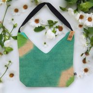 Sac à Épaule Touché Doux - Turquoise