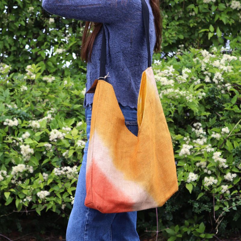 Sac à Épaule Touché Doux - Curcuma