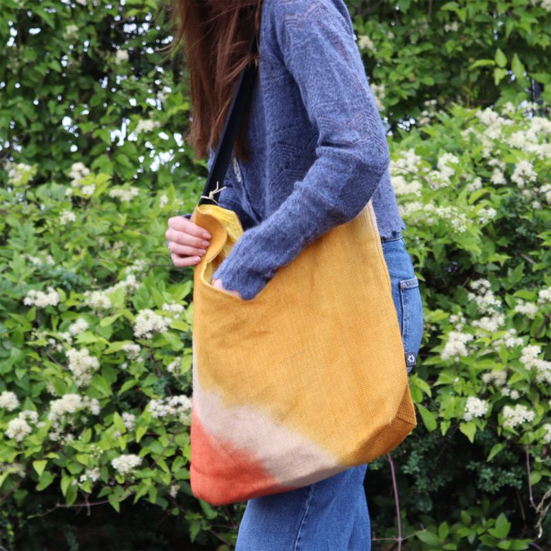 Sac à Épaule Touché Doux - Curcuma