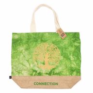 Sac 100% naturel - Vert délavé - Arbre de vie - Connexion