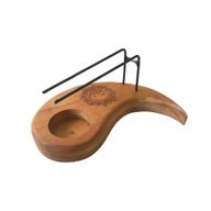 Brûleur Palo-Santo - Bois de teck - Design Yin et Yang