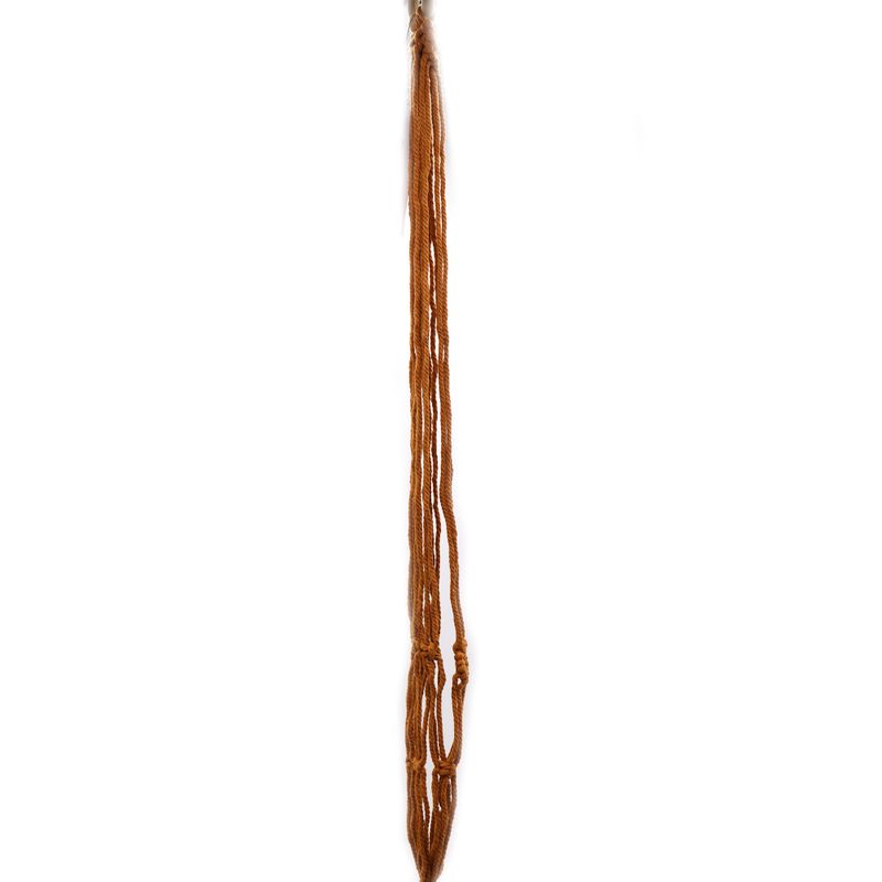 Suspension en macramé classique - Pot Med Terracota