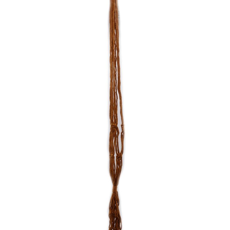 Suspension en macramé classique - Pot Med Terracota