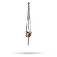 Suspension en macramé classique -Pot Med de salle de bains aux Tons Pastel