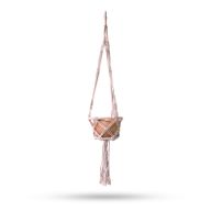 Petite suspension en macramé - Beige - Cerceau de 16 cm