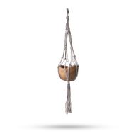Petite suspension en Macramé - Beige - 75 cm
