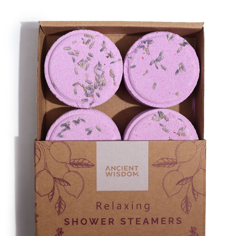 Galets de Douche Zen- Quatuor Bien-Être Zen- Relaxant (Violet)