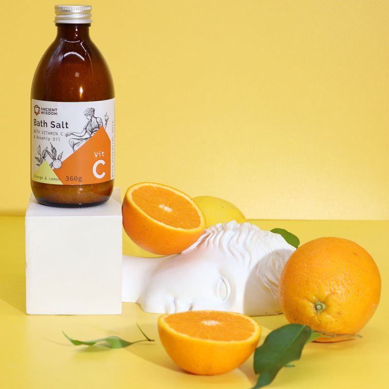 Sel de bain à la vitamine C – Sentez-vous comme une déesse antique