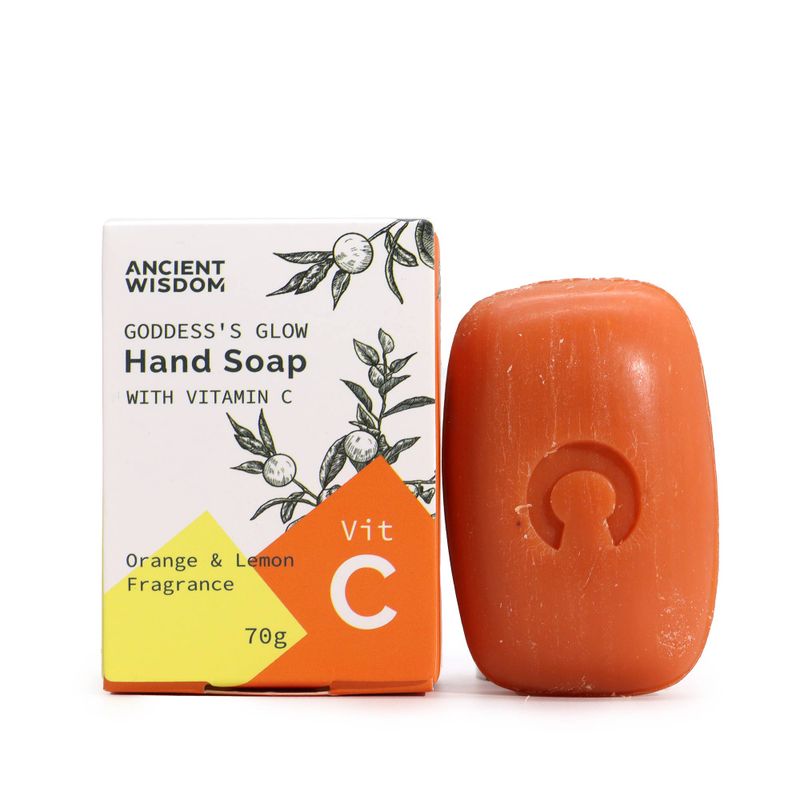 Savon éclaircissant pour les mains à la vitamine C et aux huiles essentielles