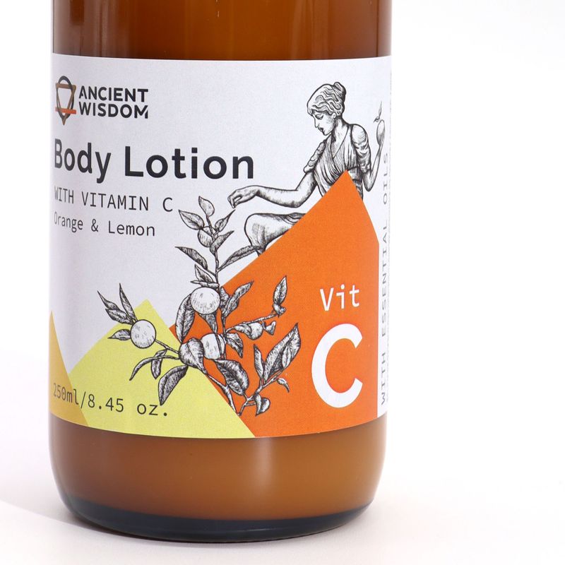 Lotion pour le corps Déesse de la vitamine C – Orange et citron