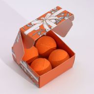Coffret de bombes de bain à la vitamine C piquante – Quatuor d'aromathérapie