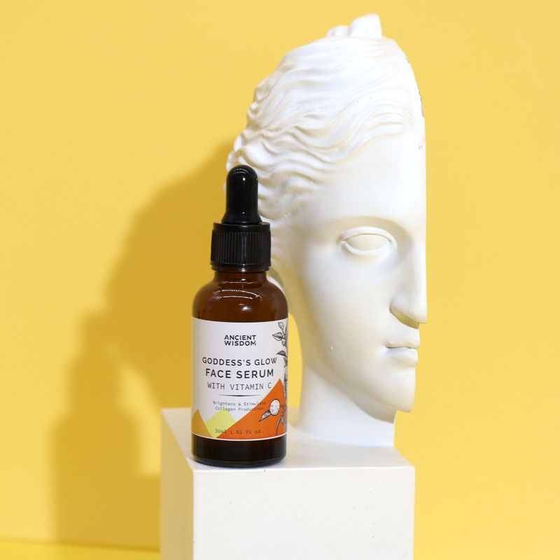 Sérum visage la lueur de la déesse à la vitamine C