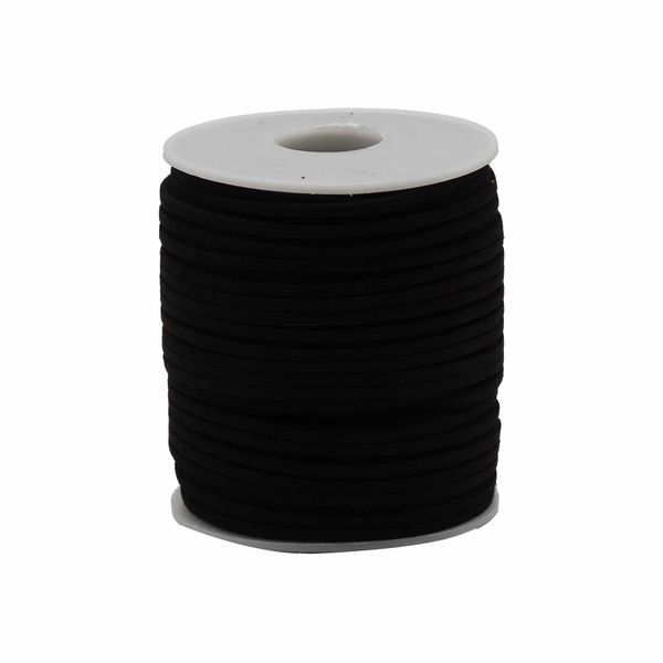 Cordon suspendu en rouleau en vrac - 2,5 mm x 45 m - Noir A001