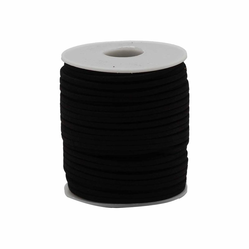Cordon suspendu en rouleau en vrac - 2,5 mm x 45 m - Noir A001