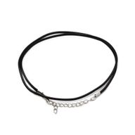 Packs de cordons pour pendentifs cirés - 2 mm x 55 cm - Assortis - Noir 101