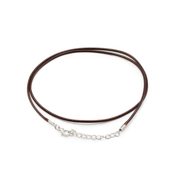 Packs de cordons pour pendentifs cirés - 2 mm x 55 cm - Assortis - Marron foncé 112