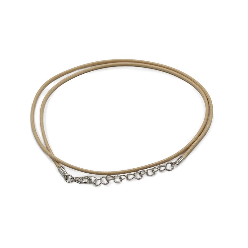 Packs de cordons pour pendentifs cirés - 2 mm x 55 cm - Assortis - Tan 117