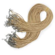 Packs de cordons pour pendentifs cirés - 2 mm x 55 cm - Assortis - Tan 117