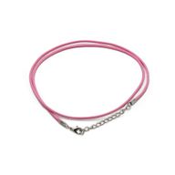 Packs de cordons pour pendentifs cirés - 2 mm x 55 cm - Assortis - Rose 102