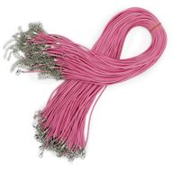 Packs de cordons pour pendentifs cirés - 2 mm x 55 cm - Assortis - Rose 102