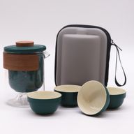 Ensemble de théière Travel Mountain - Quatre amis - Pack de voyage