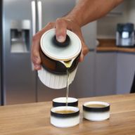 Ensemble de théière en céramique de voyage - Trois amis - Pack de voyage