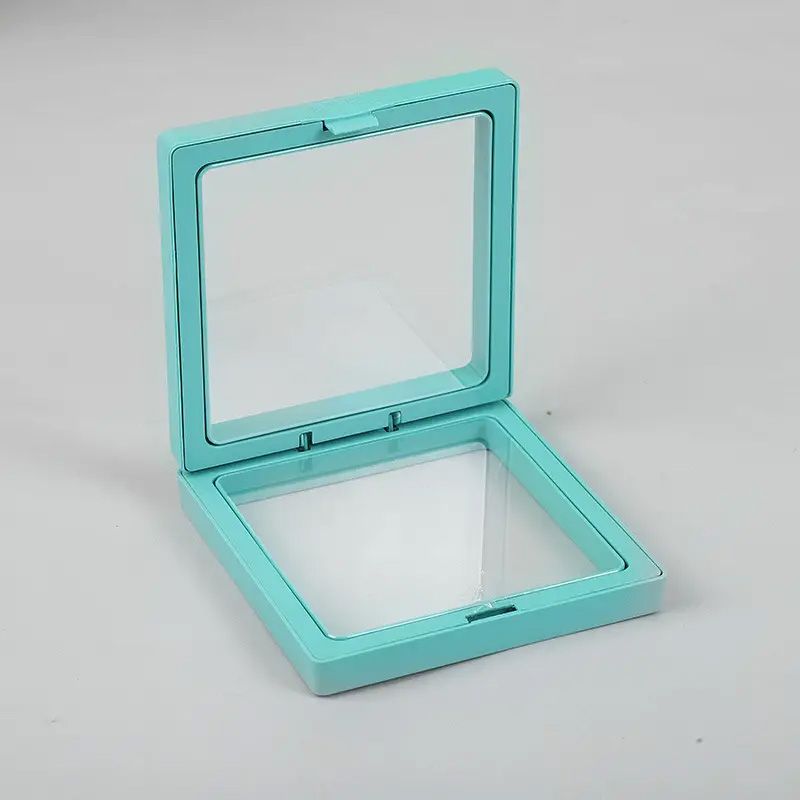 Présentoir à Cadre Flottant 3D Med 9x9cm - Sarcelle