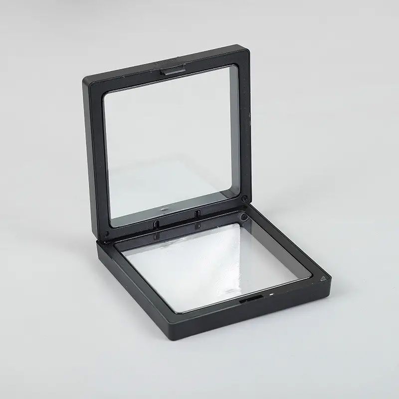 Présentoir à Cadre Flottant 3D Med 9x9cm - Noir