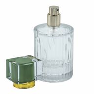 Mousse Verte - Bouteille ronde nervurée de 50 ml, spray et bouchon