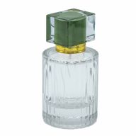Mousse Verte - Bouteille ronde nervurée de 50 ml, spray et bouchon