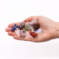 Pendentifs mini anges en pierre précieuse (12 assortis)