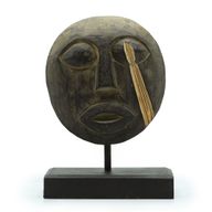 Masque Décoratif Tribal Timor - Antique 27x20cm