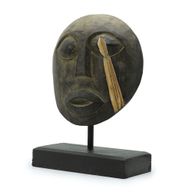 Masque Décoratif Tribal Timor - Antique 27x20cm