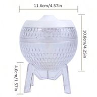 Humidificateur transparent Mondo Planet - USB - Changement de couleur (éclairage vers le bas)