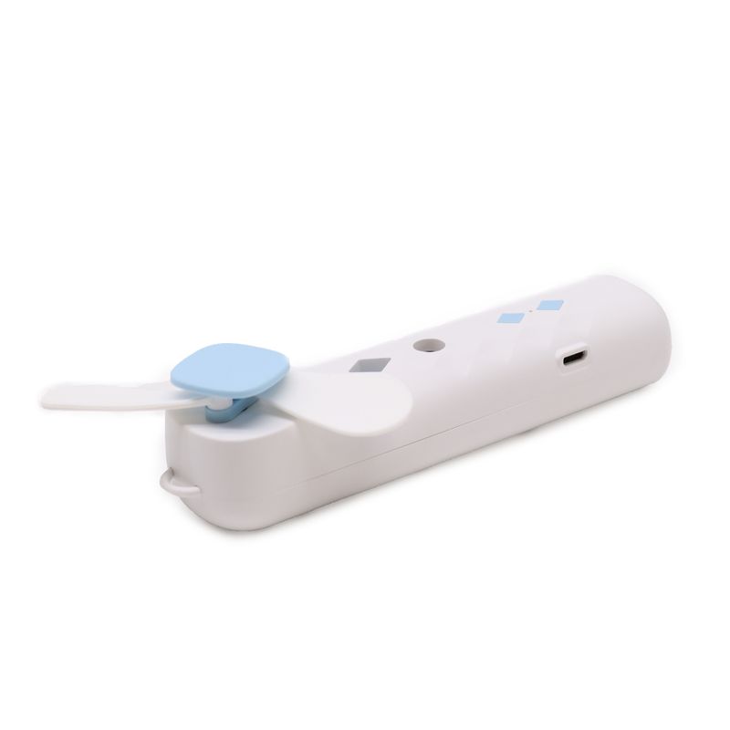 Ventilateur et spray pour le visage White Nano Mist - rechargeable par USB