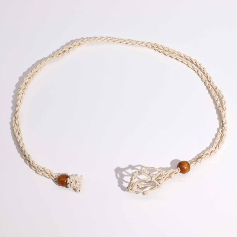 Collier à cordon pour pierre précieuse 45 cm/18 pouces - Naturel
