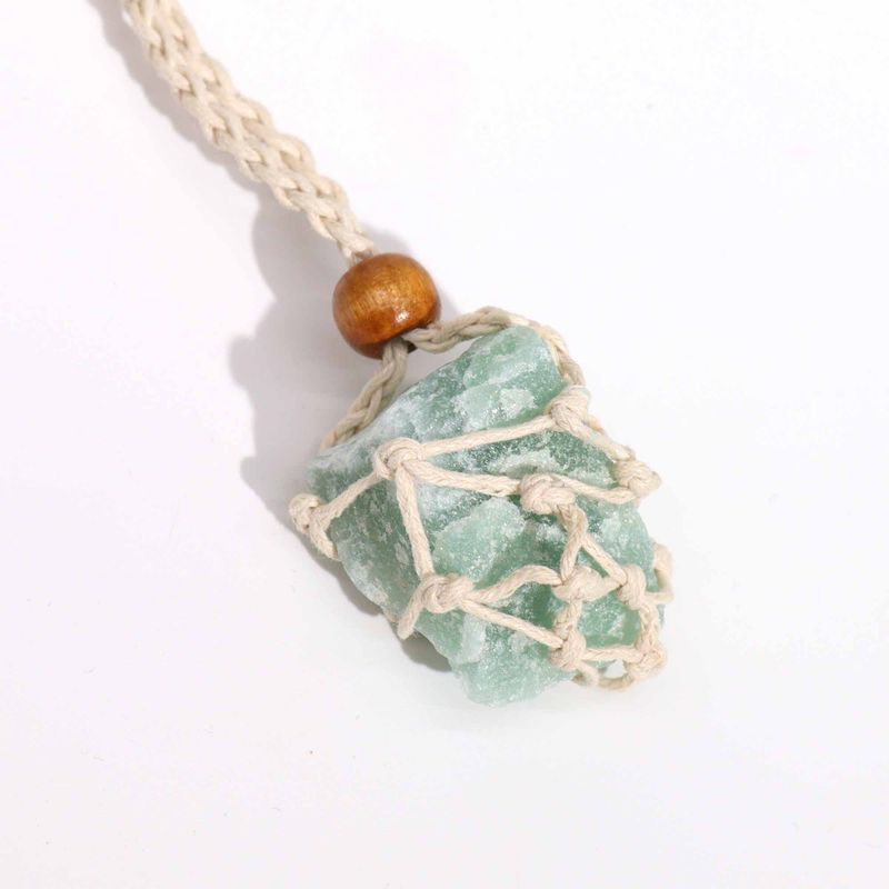 Collier à cordon pour pierre précieuse 45 cm/18 pouces - Naturel