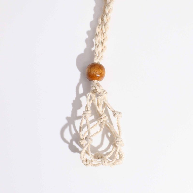 Collier à cordon pour pierre précieuse 45 cm/18 pouces - Naturel