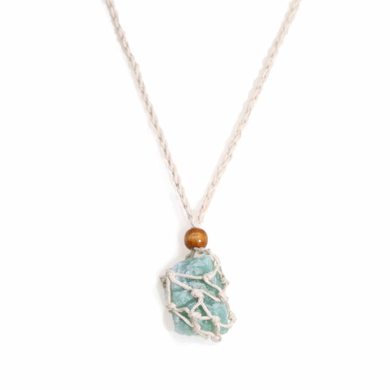 Collier à cordon pour pierre précieuse 45 cm/18 pouces - Naturel